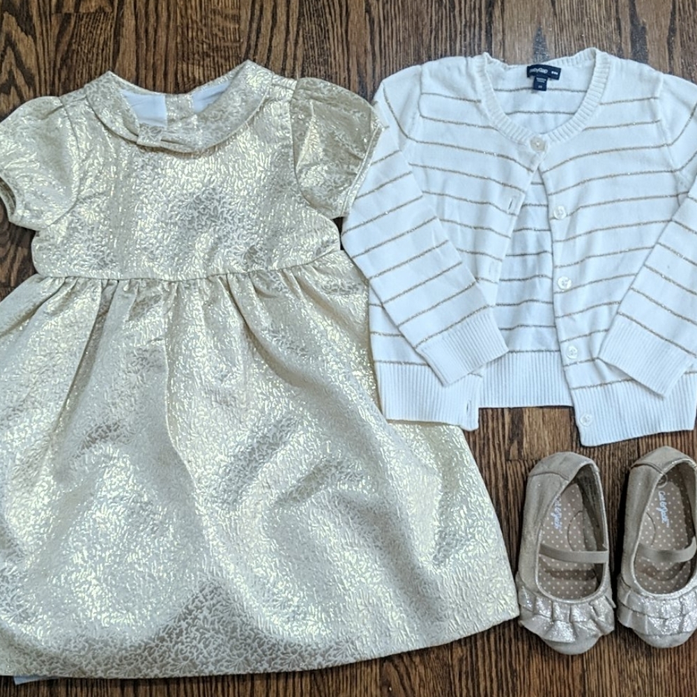 Toddler girl dress outfit